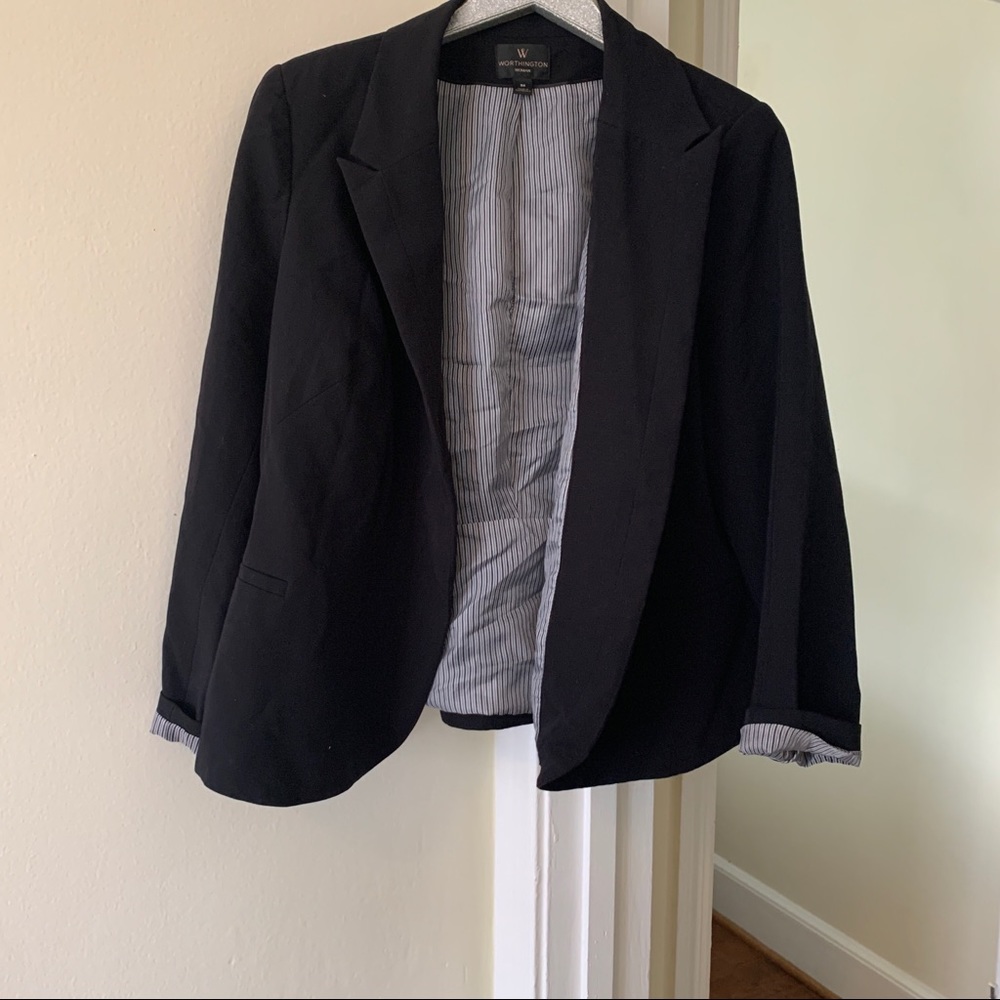Worthington black blazer size 3X.